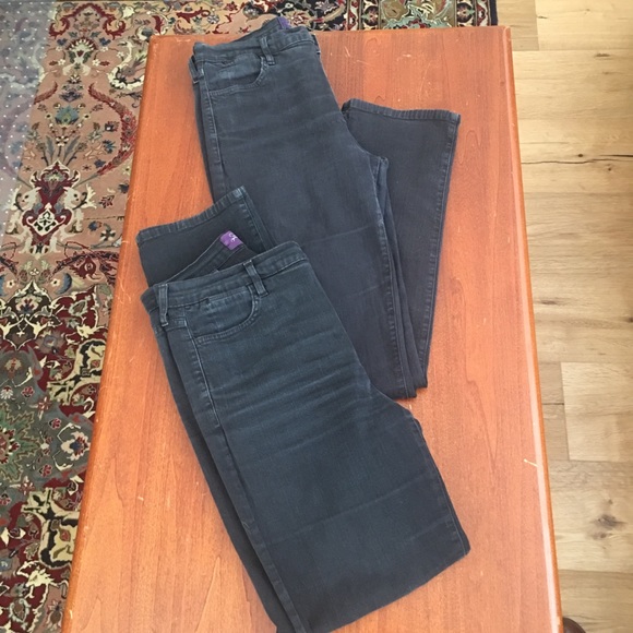 Bundle of 2 NYDJ Black Jeans - Picture 6 of 7